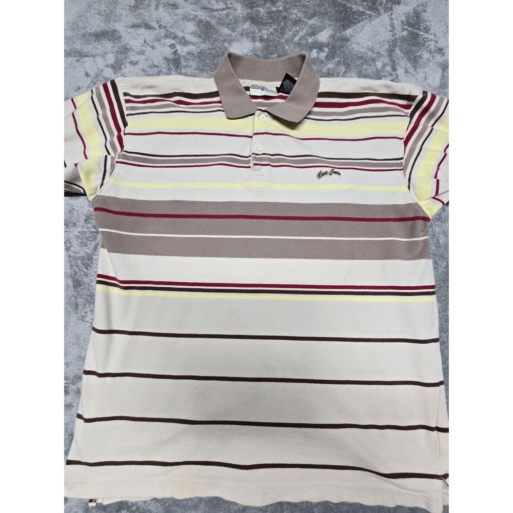 Paco Jeans Polo Shirt Mens Vintage ‎ XXL Stripes (sku#16)